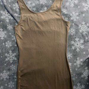 Tan dress